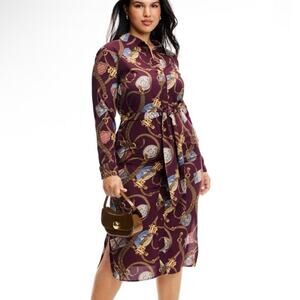 Ralph Lauren Fayella Long Sleeve shirt Dress size 8